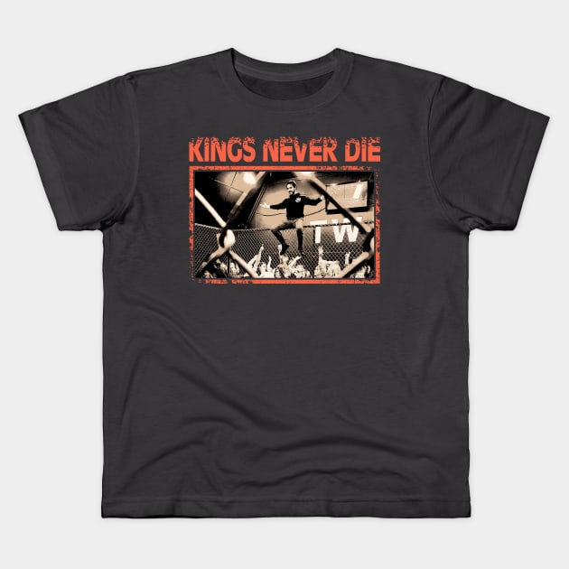 Kings Never Die Kids T-Shirt by Jaden4Real